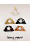 Oval Imported Solid Imported Brown Item Will Be Shipped in Pairs