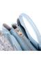Stylish Scarf Mini Hand and Shoulder Bag Blue - 4