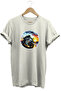 Unisex Motorcycle Themed Graphic Printed Crew Neck T-Shirt