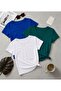 3 Pieces of Plain Regular Fit (V-Neck) Women's T-Shirts
