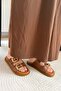 Women's Mekry Taba Two Buckle Detail Daily Comfort Slippers - 3