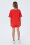 Girl's short set, double yarn, 100% cotton - 4
