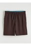 Lcw Swimwear Brown Knee Length Men's Swim Shorts
