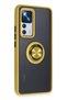 Ilkeshop New Mi 12t Pro Case Montreal Silicone Cover with Ring (135926) - Yellow - 2