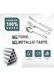 SANTUO 12 Piece Silverware Set with 6 Dinner Knives and 6 Dinner Forks, Stainless Steel - 2
