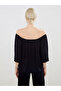 Boat Neck Crepe Blouse - 3