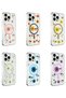 Ilkeshop New iPhone 14 Pro Max Case Daisy Glitter Magsafe Cover (210430) - Black - 2