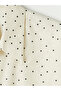 Lcw Modest Ecru Polka Dot Voile Women's Shirt - 7