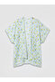 Two Mt Shop Quality Lcw Dream Blue Voile Patterned Women's Kimono - 5