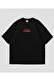 Pressure What Pressure Printed Black Oversize T-Shirt Unisex 100% Cotton Crew Neck T-Shirt