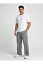 Men's 2-Pack Ribbed Wide-Leg Baggy Sweatpants with Back Pockets, Comfortable Fit - 3