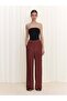 Line Detailed Straight-Leg Trousers