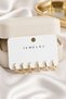 Gold Color Zircon Stone Women's Earring Set