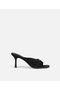 Twist-Effect Heeled Slippers
