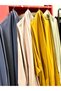Oversize Draped Modal Jacket Powder - 7