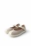 Miky Beige Suede Women's Ballerinas with Single Piping Detail - 2