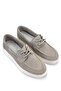 Women's Genuine Leather Beige Suede Casual Shoes - 2