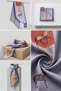 Papuç Sepeti Modern Horse Figured Silky Stylish Tie Form Women's Scarf