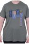 Men's Oversize Crew Neck T-Shirt the Bronx Street 26137 Khaki - 3