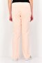 Women Regular Fit Plain Straight Leg Pants, Peach - 3