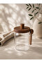 Coffee Corner 700ml Acacia Lid Glass Jar Set with Spoon – Coffee & Sugar Organizer - Spice Rack