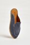 Manas Model Genuine Suede Leather Rubber Sole Slippers - 4