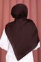 Geometric Pattern Jacquard Shawl Series Bitter Brown - 3