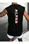 Men's oversized crew neck sleeveless t-shirt - longline