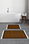 Non-Slip Base Djt Toilet Set Star Cotton Fringed Woven Pattern E5007