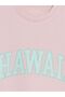 Xside Crew Neck Hawaiian Printed Women's T-Shirt - 2