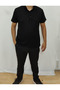 Men's Short Sleeve Judge Collar Button Front Viscose Blouse - 5