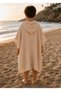 Organic 100% Cotton Muslin Hooded Beach Kids Baby Poncho Bathrobe Bath Towel for Ages 9 and Adults - 3