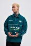 Men's Sublime Printed Polo Sweatshirt Oil Green
