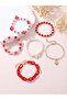 Pack of 6 - Strawberry Charm Bracelet - 3