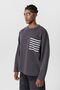 Oversize Sweatshirt with Pocket Detail - 2
