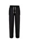 Lace-Up Baggy Gabardine Trousers