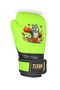 Children's Boxing Gloves Neon Yellow Wolf Gloves - 2