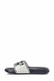 Men's White Slippers - Casual-Pool & Beach Slippers - 5