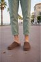 Jy0556 Ravn Laceless Genuine Suede Leather Men's Casual Cork Sole Loafer Classic Shoes Hdmt - Brown - 2