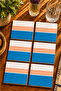 Modern Design Set of 6 Coasters - Uv Printing Mdf - 10X10 cm