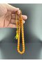 Custom-Made Faturan Sıkma Amber Prayer Beads (9-11 mm) Signed by Master H.Ayhan - 2