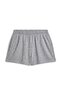 Basic Elastic Waist Grey Shorts - 2