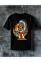 Kabileci Sava Kaski Printed Oversized T-Shirt