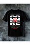 Geometric Logo Minimalist Printed Oversized T-Shirt