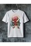Japanese Game Iblis Kafa Printed Oversize T-Shirt