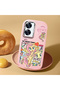 Realme C55 Compatible Shock-Absorbing Camera Protected Pink Silicone Case - 2