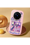 Vivo X200 Pro Compatible Shock-Absorbing Camera Protected Pink Silicone Case - 2