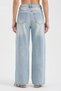 Women's Design Palazzo Jeans with Stone and Butterfly Appliqué Detail on the Front - 2