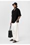 Oversize short sleeve knit shirt with pocket detail - 7