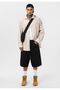 Striped Long Sleeve Double Pocket Oversize Shirt - 2